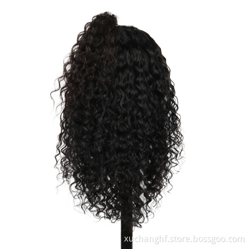HF Wholesale Glueless Peruvian Human Hair Full Lace Wig Human Hair Lace Front Wigs Curly 4*4/5*5 Closure Frontal Wig